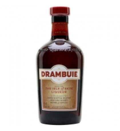 DRAMBUIE W/2 GLASSES                 750ml            D